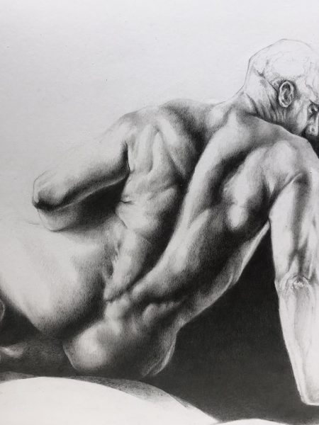 Ale Feijó | Serie Dibujar. Lápiz sobre papel. 21 x 29 cm