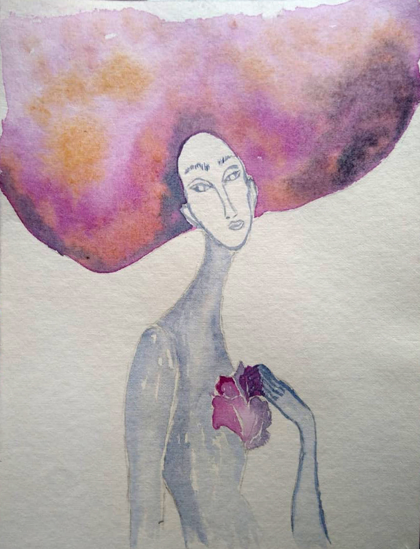 Sandra Bastida | Corazón de pétalos II