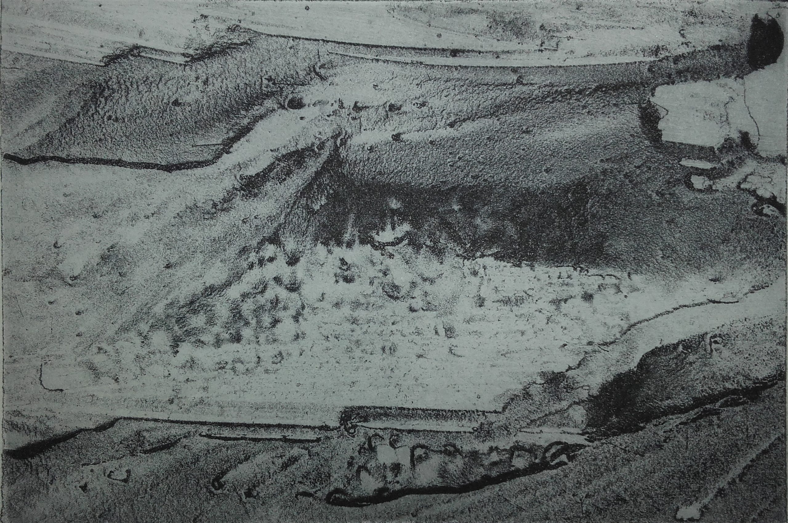 Adriana Furstner | Serie fotograbado. Movimiento. Impresión con tinta negra. 24,5 x 17 cm. 2018