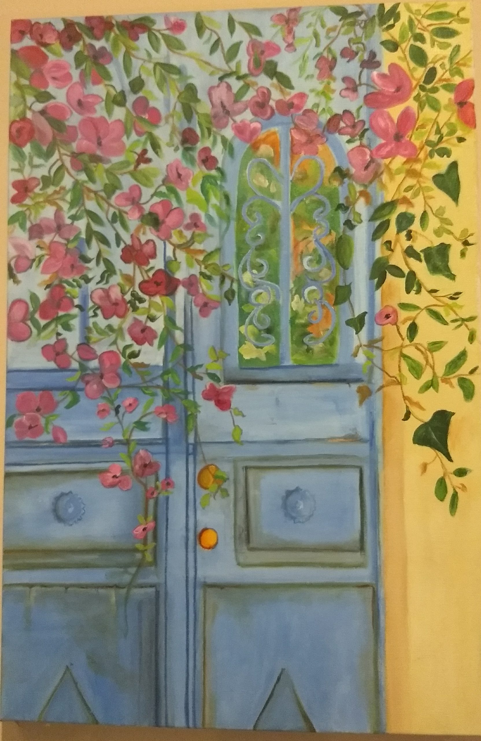 Silvia Portaluppi | Serie Natural. La calle de los suspiros. Oleo 60 x 40 cm.