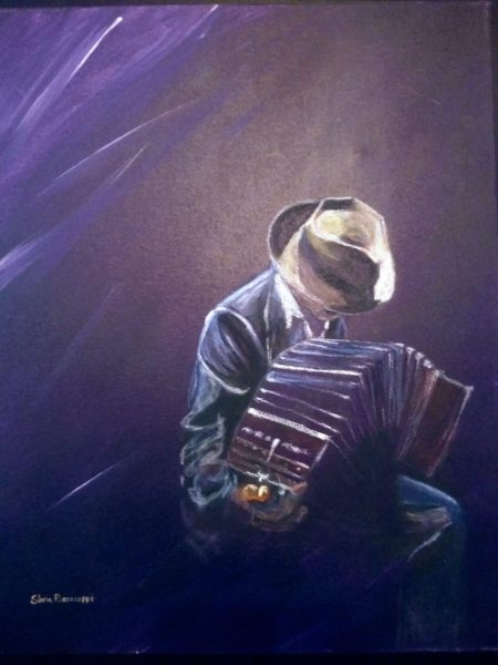 Silvia Portaluppi | Serie Pastel Tiza. Tango. Pastel Tiza 50 x 60 cm.