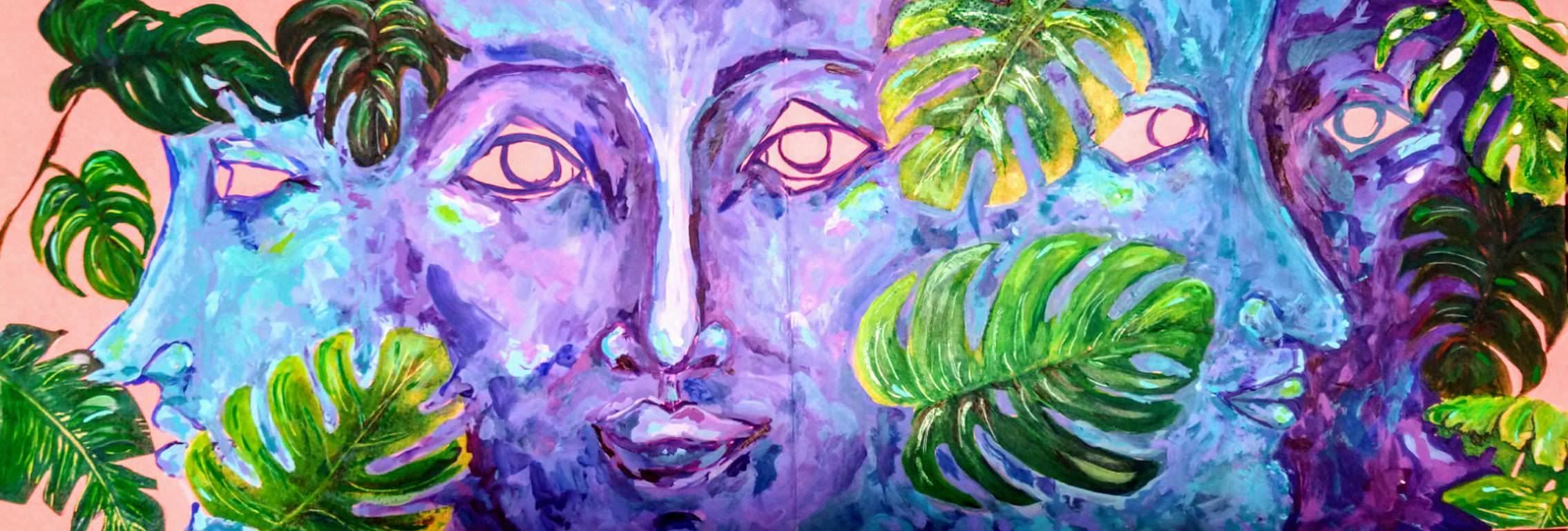 Sandra Bastida | Encuentro. Técnica mixta. Collage, acrílico, sobre cartulina, libro de artista. 18 x 50 cm.