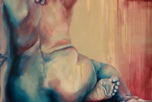 Ale Feijó | Serie Cuerpos Color. acrílico sobre lienzo. 120 x 120 cm